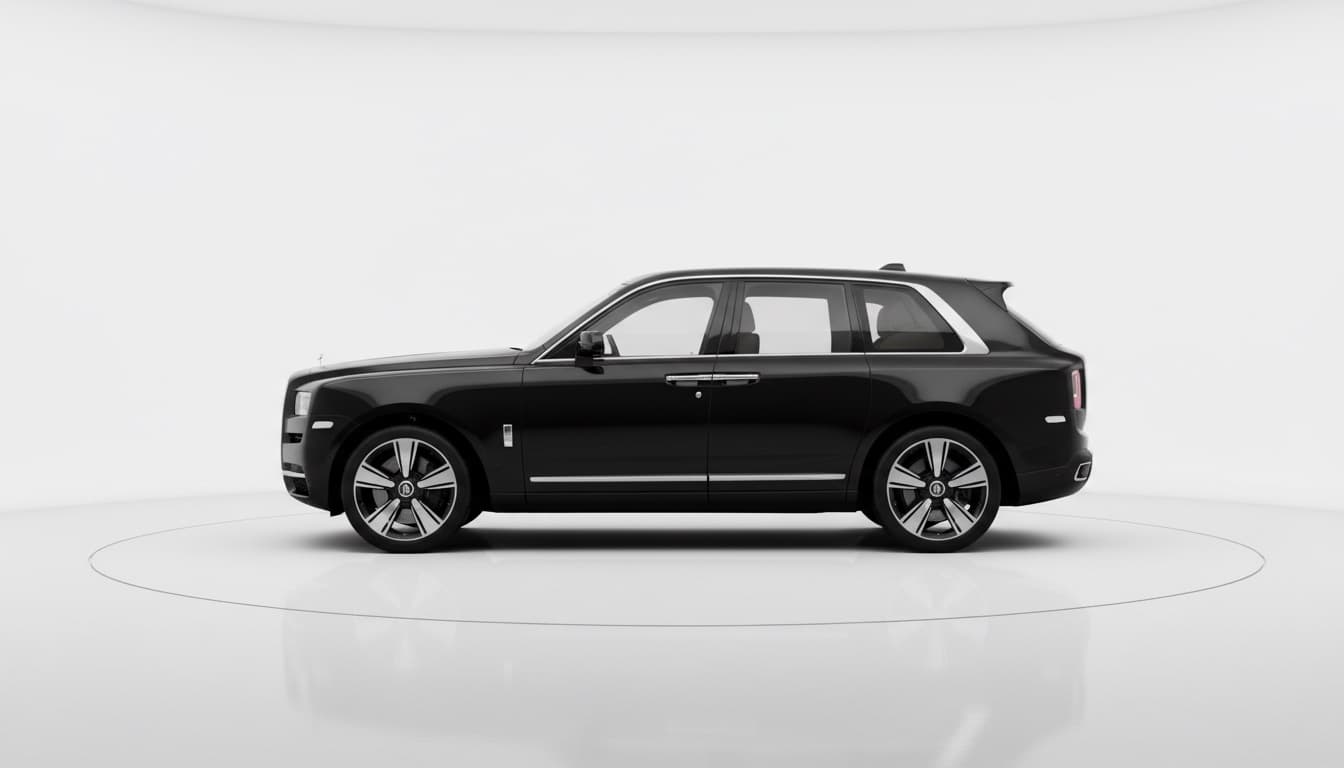 Rolls-Royce Cullinan de perfil, flota TrueX