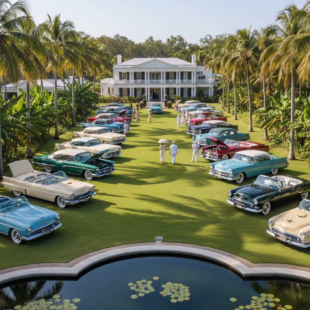 Vintage Auto Show en Deering Estate: clásicos frente a la bahía