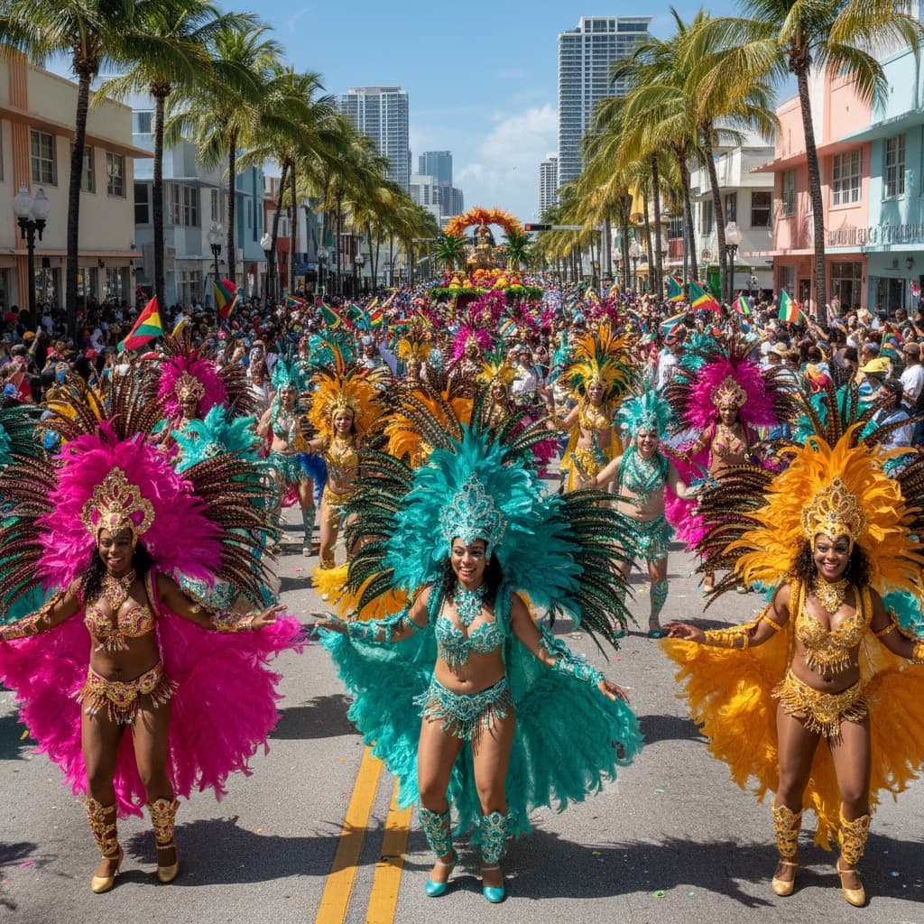 Miami Carnival: ritmo caribeño y el exótico para acompañarlo