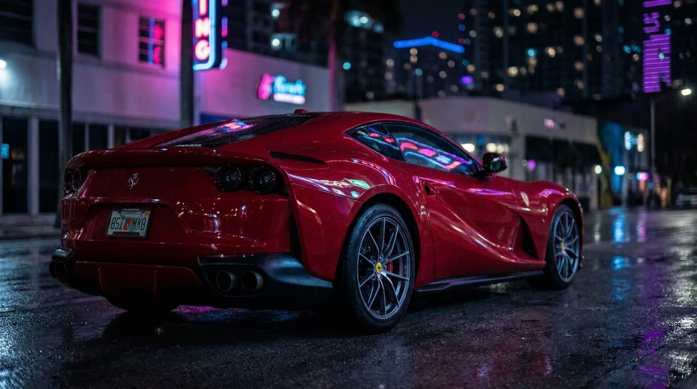 Ferrari de renta TrueX en Miami