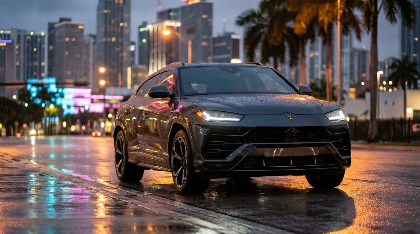 Lamborghini Urus en Miami: adrenalina con lugar para el finde