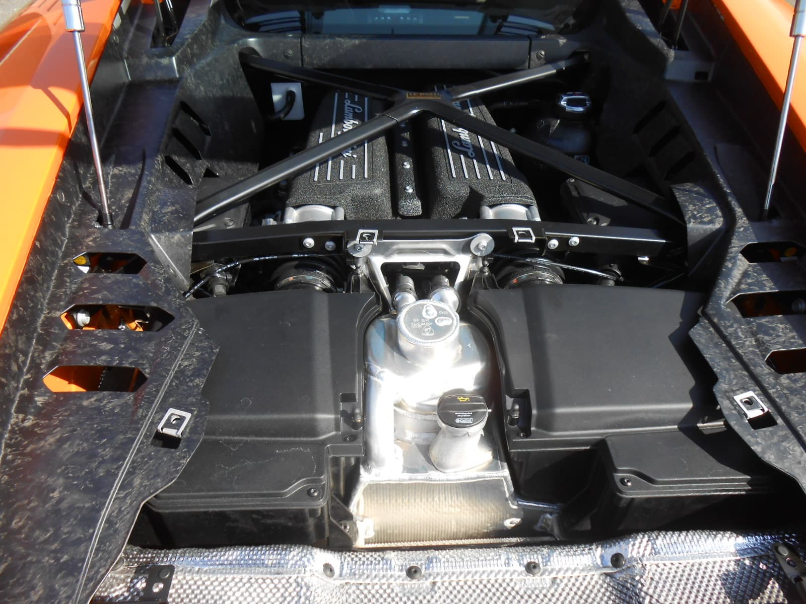 Motor del Lamborghini Huracán Spyder