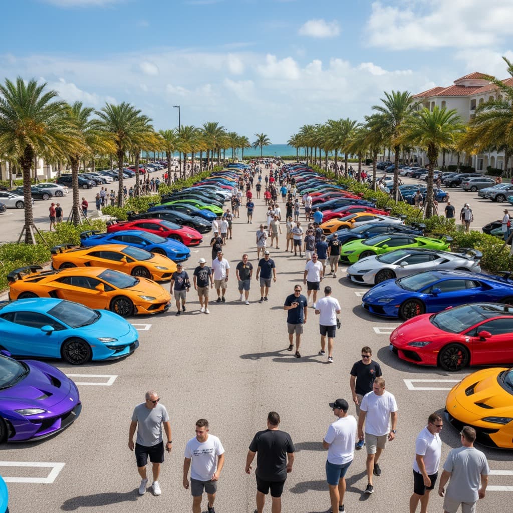 Supercar Saturdays: el meet de exóticos más grande del sur de Florida