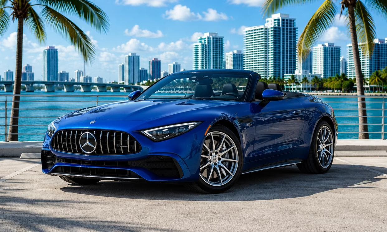 Mercedes Benz SL 43 en Miami