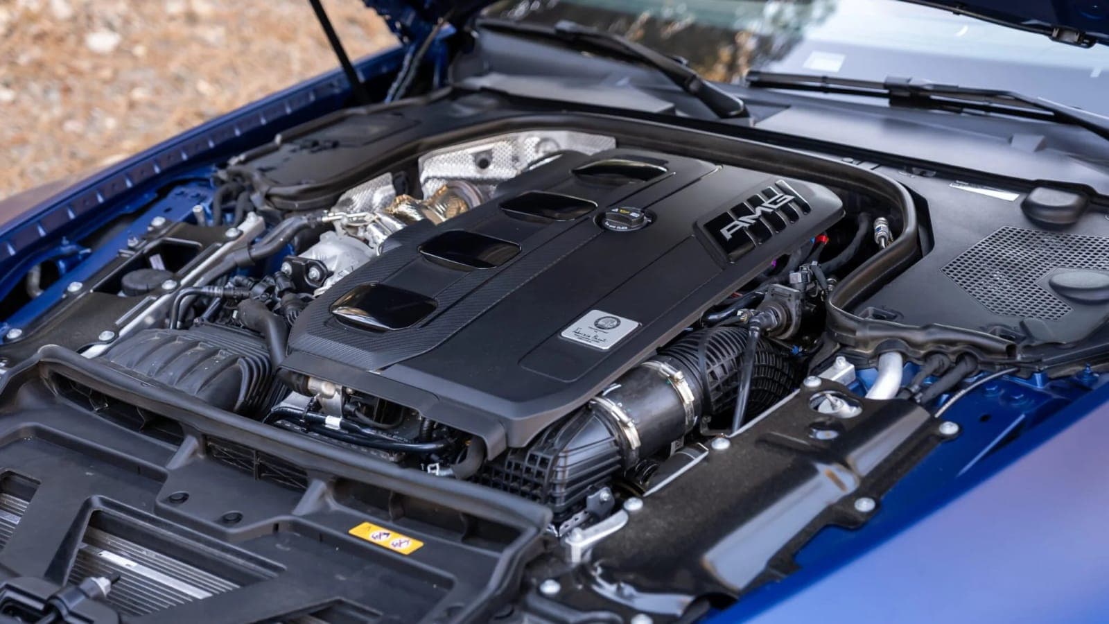 Motor del Mercedes Benz SL 43