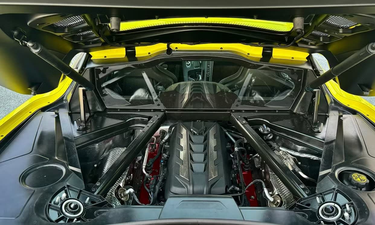 Motor del Chevrolet Corvette C8