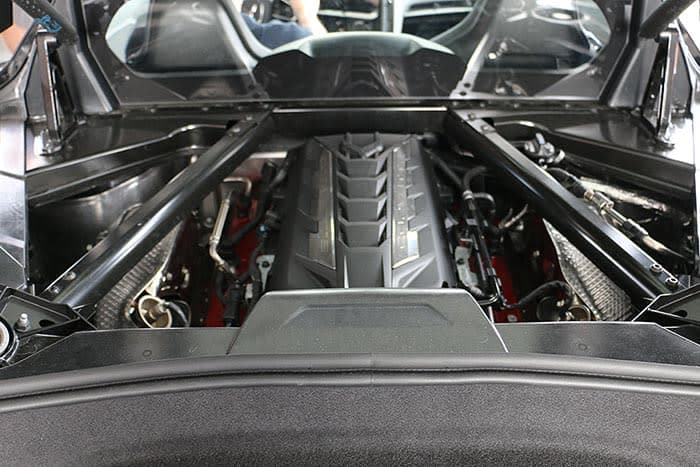 Motor del Chevrolet Corvette